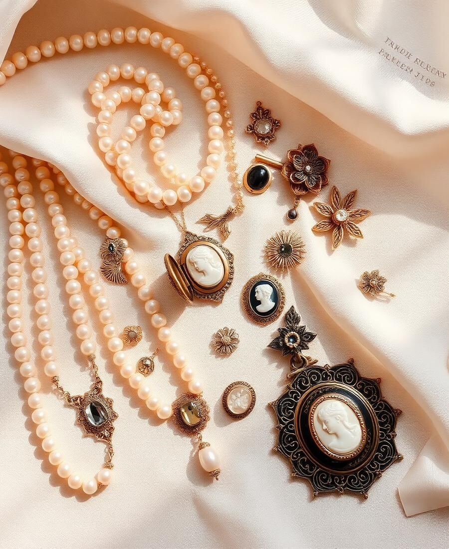 Vintage jewelry and accessories